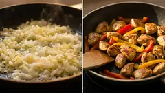 Co smažit jako první – cibuli nebo maso: postup, který používají profesionální kuchaři